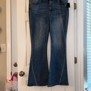 Fashion nova size 14 Southern Belle Flare Jeans
